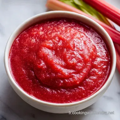 Compote de Rhubarbe Maison en 35 Minutes