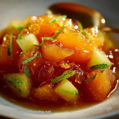 Confiture de Melon au Miel et Gingembre lOriginale au Gingembre Frais Fiche recette
