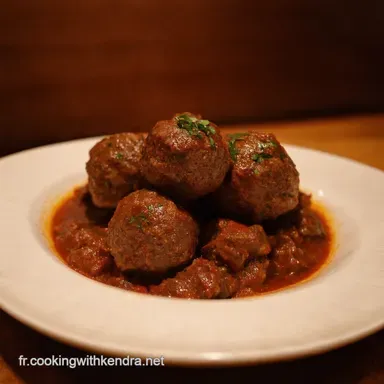 Boulettes Boeuf Bourguignonnes Cookeo Repas Facile et Gourmand Fiche recette