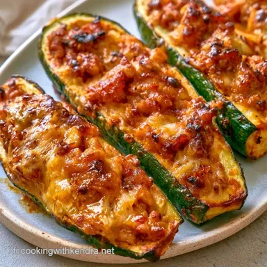Courgettes Farcies Au Four &agrave; la Viande Fiche recette