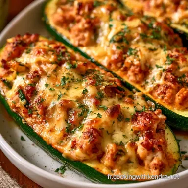 Courgettes Farcies pour 4 Personnes Fiche recette