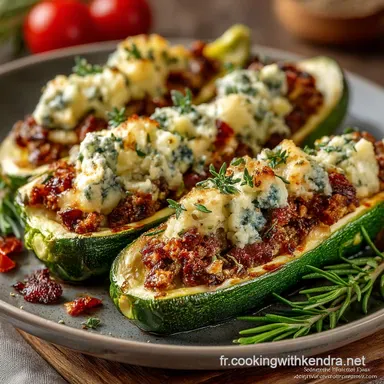 Recette Courgettes Farcies &agrave; la Viande Hach&eacute;e Traditionnelles au Four Fiche recette