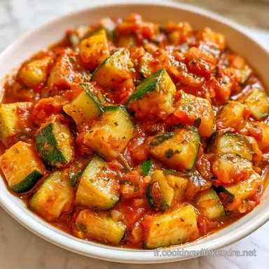 Courgettes Fondantes pour 4 Portions Fiche recette