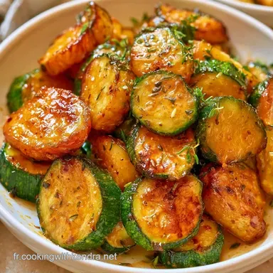 Courgettes Fondantes Au Four R&ocirc;ties Fiche recette