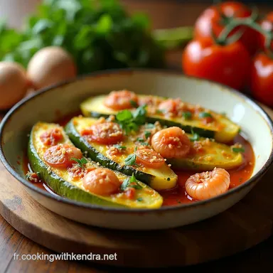 Courgettes Gratin&eacute;es aux Crevettes Ma Recette Facile et Proven&ccedil;ale Fiche recette