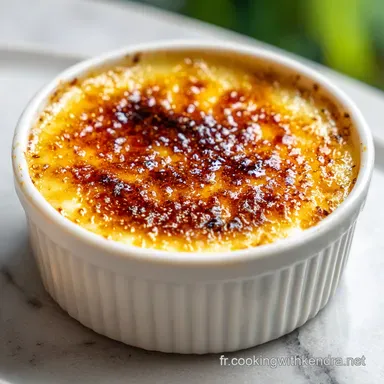 Cr&egrave;me Br&ucirc;l&eacute;e Recette Facile pour 4 Portions