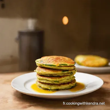 Pancakes la courgette fourr&eacute;s au Mon Brunch Gourmand Secret Fiche recette