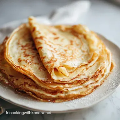 La Meilleure Recette de Cr&ecirc;pes Maison en 25 Min