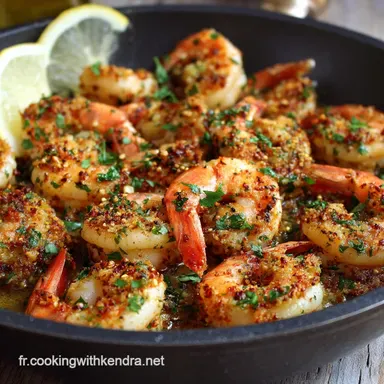 Crevettes Oreganata Recette facile et rapide 25 min Fiche recette
