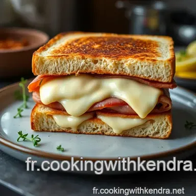 Recette Croque Monsieur Classique: Le Sandwich Grill&eacute; Parfait Fiche recette
