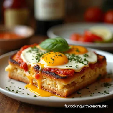 Croque Monsieur Faon Pizza La Ma Recette Fa&ccedil;on Diner Fiche recette