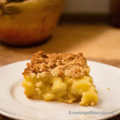 Crumble aux Pommes Facile Le Go&ucirc;t R&eacute;confortant de lAutomne Fiche recette