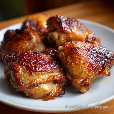 Cuisses de Poulet au Four pour 4 Portions - Cuisson Croustillante