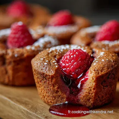 Cupcakes &agrave; la framboise Recette moelleuse avec c&oelig;ur coulant Fiche recette