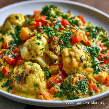 Curry de L&eacute;gumes Light pour 4 Personnes