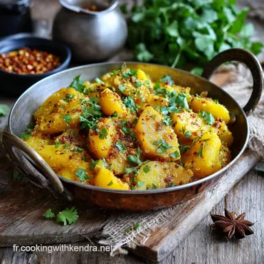 Curry de Pommes de Terre Onctueux Recette Indienne Familiale Facile Fiche recette