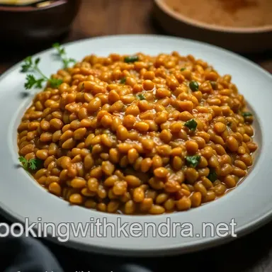 Dahl de Lentilles Corail &Eacute;pic&eacute; et Cr&eacute;meux : Recette R&eacute;confortante Facile Fiche recette