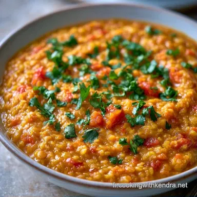 Dahl Lentilles Coco en 30 Minutes Fiche recette
