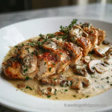 &Eacute;minc&eacute; de Poulet Champignon en 30 Minutes Fiche recette
