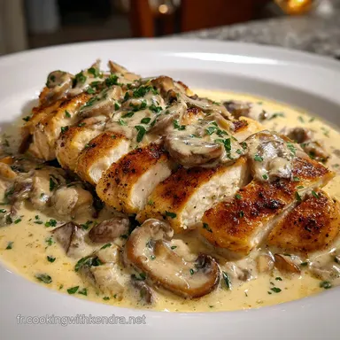 &Eacute;minc&eacute; de Poulet Champignon en 30 Minutes