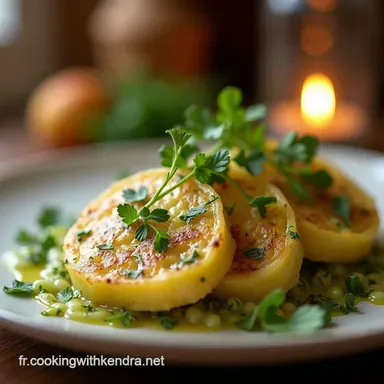 Escalopes de Kohlrabi Croustillantes Recette V&eacute;g&eacute;tale Fa&ccedil;on Schnitzel Fiche recette