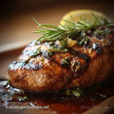 Filet de dinde grill&eacute; Tendre et juteux marinade facile balsamique