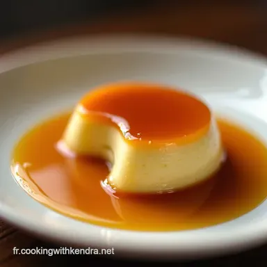 Recette Flan au Caramel P&acirc;tissier Le Secret Cr&eacute;meux de Nos GrandsM&egrave;res