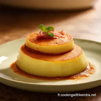 Flan lger courgettes jambon de Mon secret estival Fiche recette