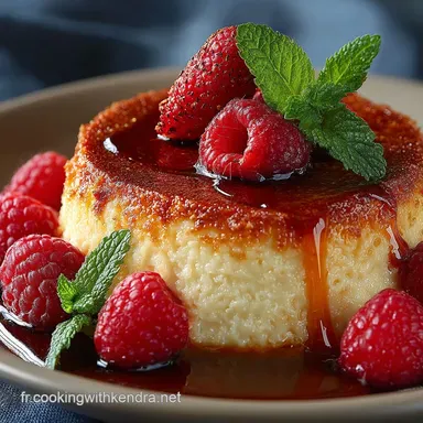 Flan au Mascarpone Recette facile du dessert onctueux et fondant Fiche recette