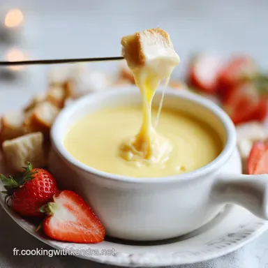 Fondue Recette Savoyarde pour 4 Portions Fiche recette
