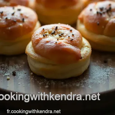Friands Savoureux au Jambon et Fromage : Recette Facile et D&eacute;licieuse Fiche recette