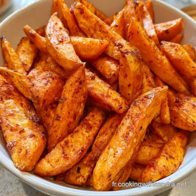 Frites Patates Douces Croustillantes