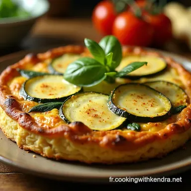 La Meilleure Recette de Galette Moelleuse Courgettes Parmesan Fiche recette