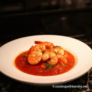 Recette Plancha Facile Gambas Flamb&eacute;es Sauce Vierge Fiche recette
