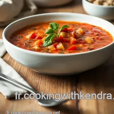 Gaspacho Andalou: Le Go&ucirc;t de l'&Eacute;t&eacute; en Un Bol! Fiche recette