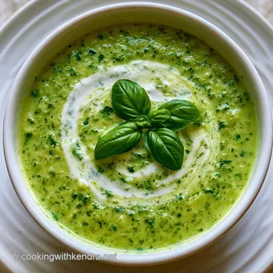 Gaspacho Concombre Basilic en 10 Minutes Fiche recette