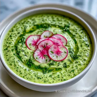 Gaspacho Concombre Radis au Yaourt Grec