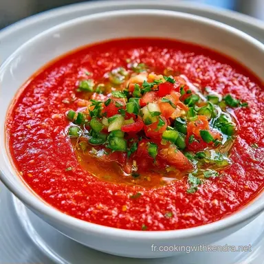Gaspacho Thermomix Tomate en 10 Minutes