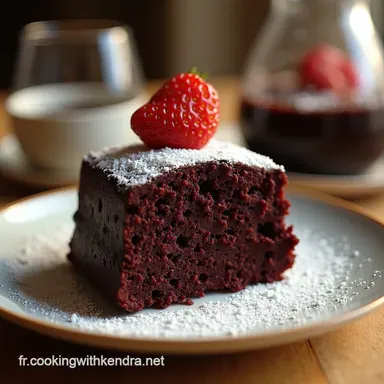 G&acirc;teau Fort Noir sans Alcool Ma Recette Fondante et Facile Fiche recette