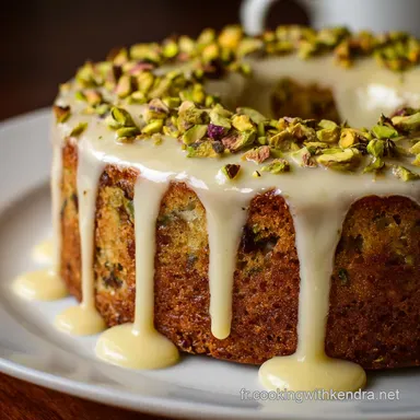 G&acirc;teau &agrave; la pistache Le classique moelleux au gla&ccedil;age Mascarpone