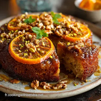 G&acirc;teau au th&eacute; russe aux oranges et aux noix Moelleux Incomparable Fiche recette
