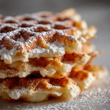 Gaufres &eacute;paisses et moelleuses Le secret dune texture souffl&eacute;e Fiche recette