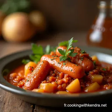 Goulash de Pommes de Terre et Saucisses Le Plat Familial Facile Fiche recette