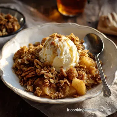 Granola Pomme au four et Vanille Recette facile croustillant garanti Fiche recette