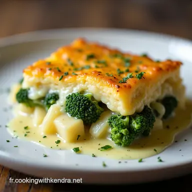 Le Meilleur Gratin de Brocoli et Pommes de Terre &agrave; la B&eacute;chamel