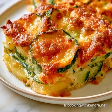 Gratin Courgettes Pommes Terre Fondant Fiche recette