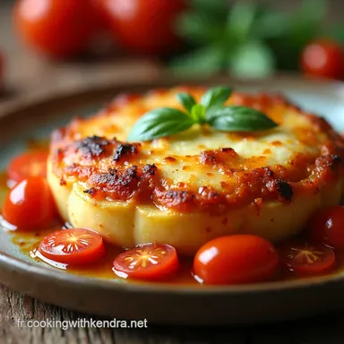Gratin de Pommes de Terre Facile Tomates Mozza Fiche recette