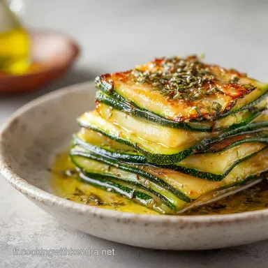 Gratin de Courgettes pour 4 Personnes : Texture Velout&eacute;e Fiche recette
