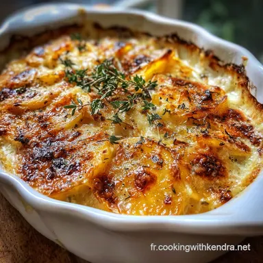 Pommes De Terre: Gratin au Four avec B&eacute;chamel Cr&eacute;meuse Fiche recette