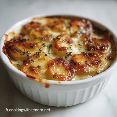 Pommes De Terre: Gratin au Four avec B&eacute;chamel Cr&eacute;meuse